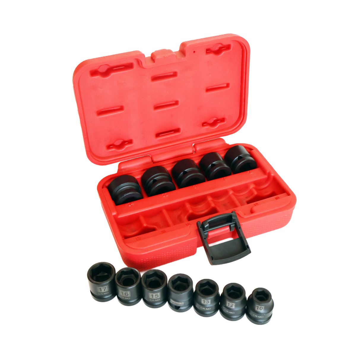 1/2" DR. Impact Socket Set 12 PCS