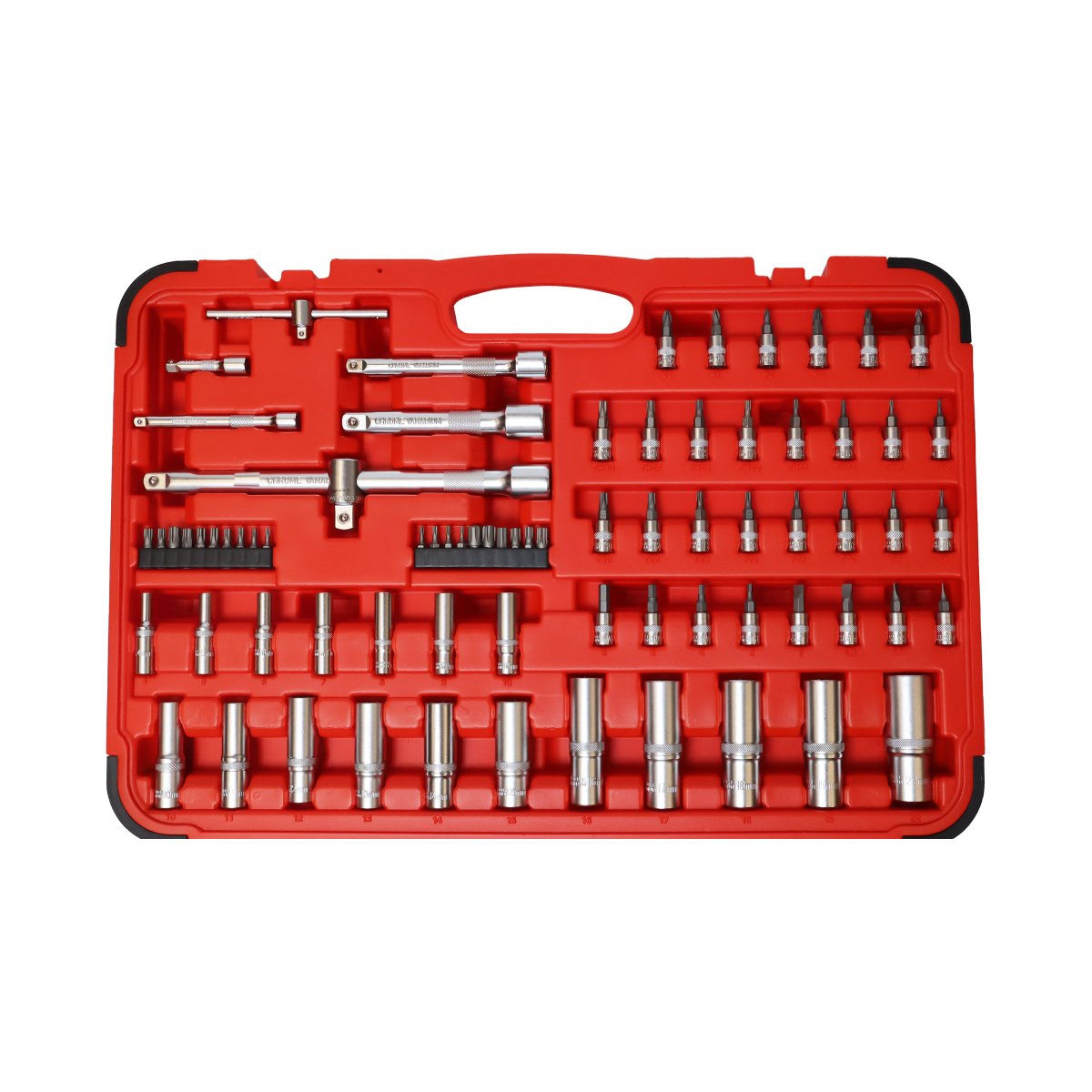 1/4"+1/2" Socket Wrench Set, 176Pcs