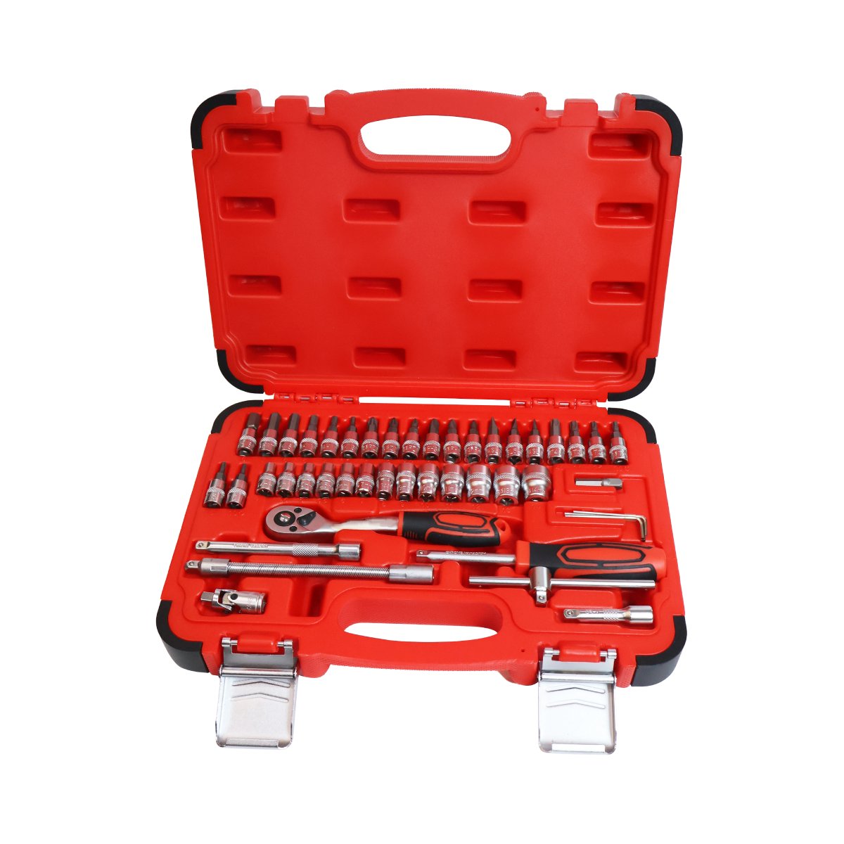 1/4" DR. Socket Wrench Set, 46 Pcs