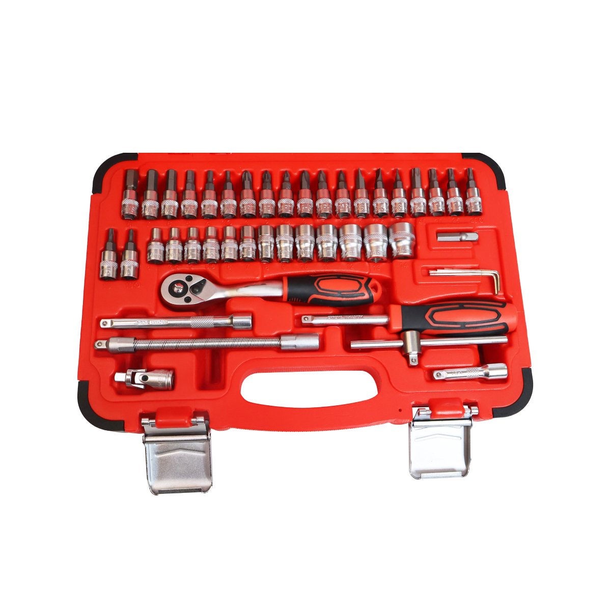 1/4" DR. Socket Wrench Set, 46 Pcs