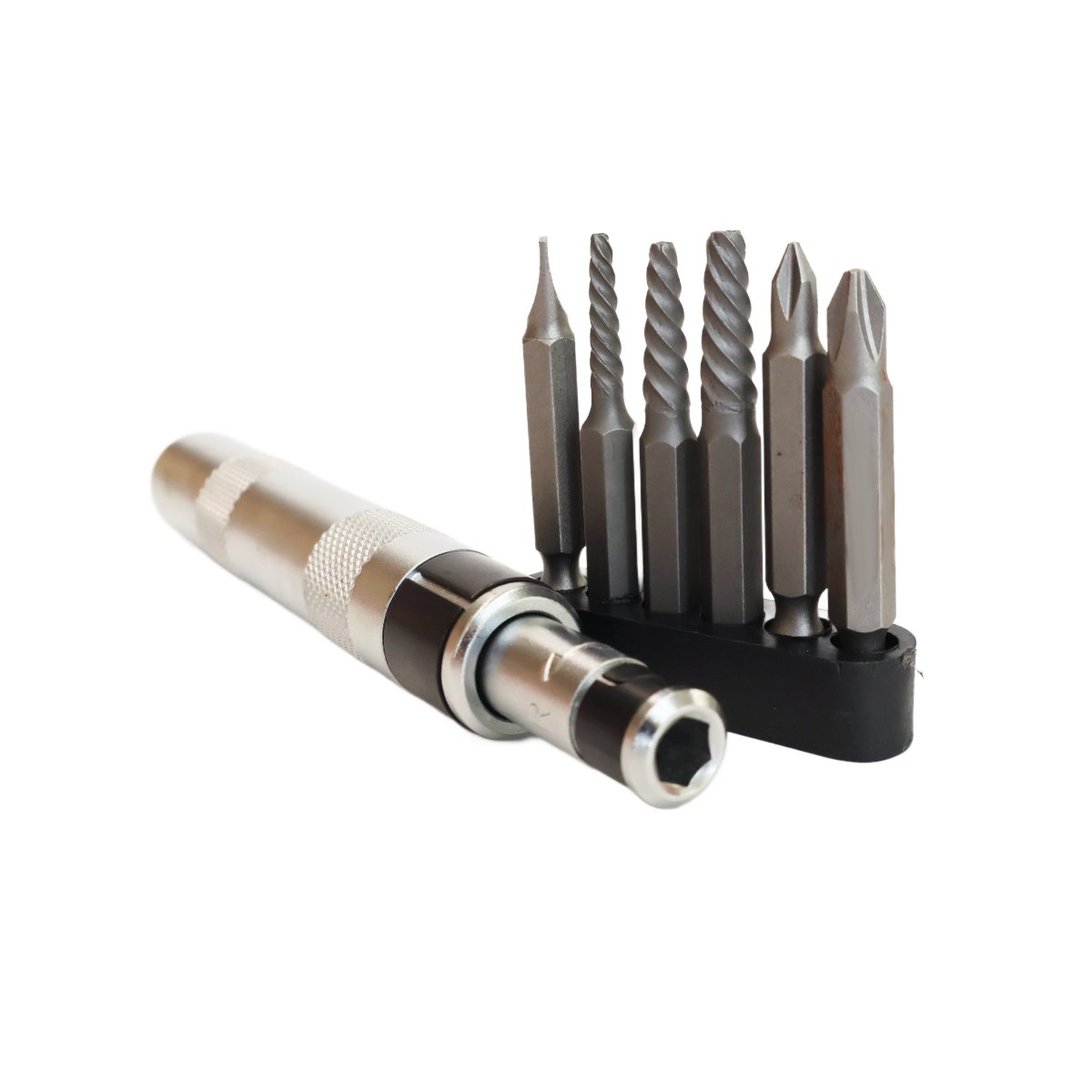 1/4" Impact Screwdriver and Screw Extractor Set 7PCS