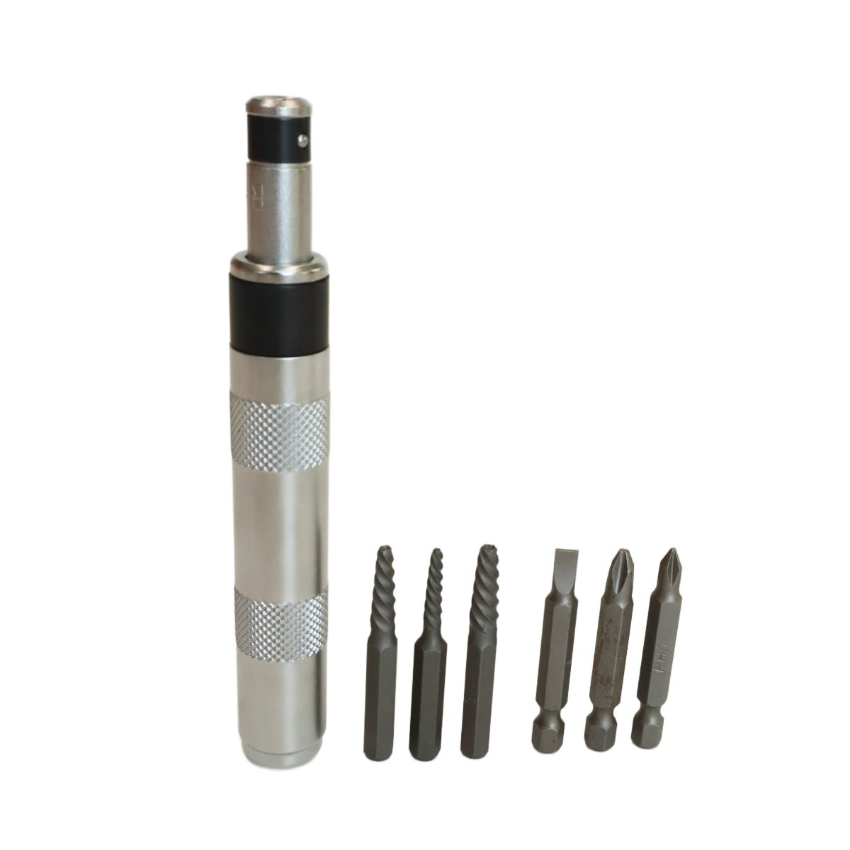 1/4" Impact Screwdriver and Screw Extractor Set 7PCS