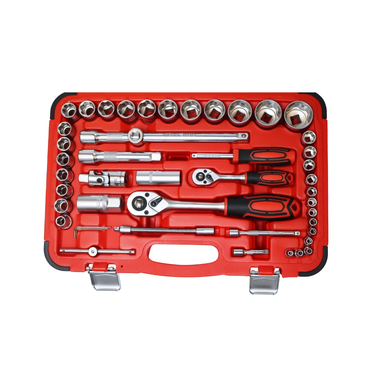 1/4" + 1/2" DR. Socket Wrench Set, 94 Pcs
