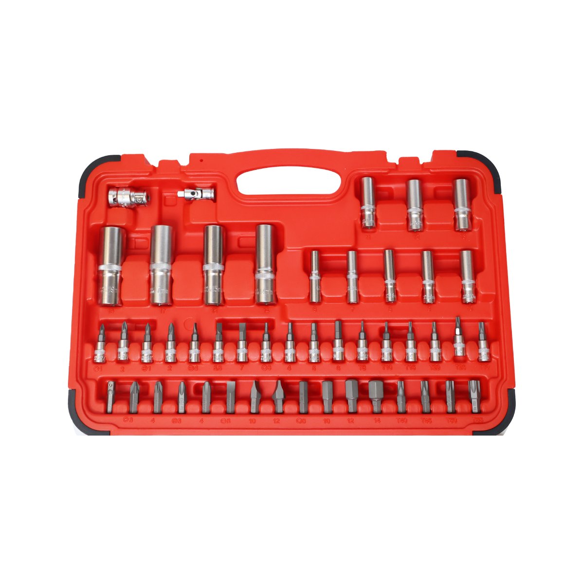 1/4" + 1/2" DR. Socket Wrench Set, 94 Pcs