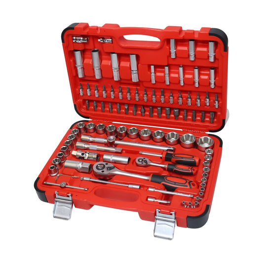 1/4" + 1/2" DR. Socket Wrench Set, 94 Pcs
