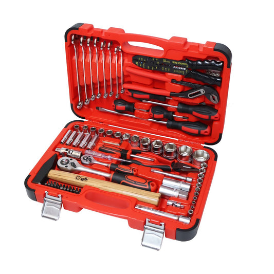 1/4"+1/2" Socket Wrench Set, 107Pcs