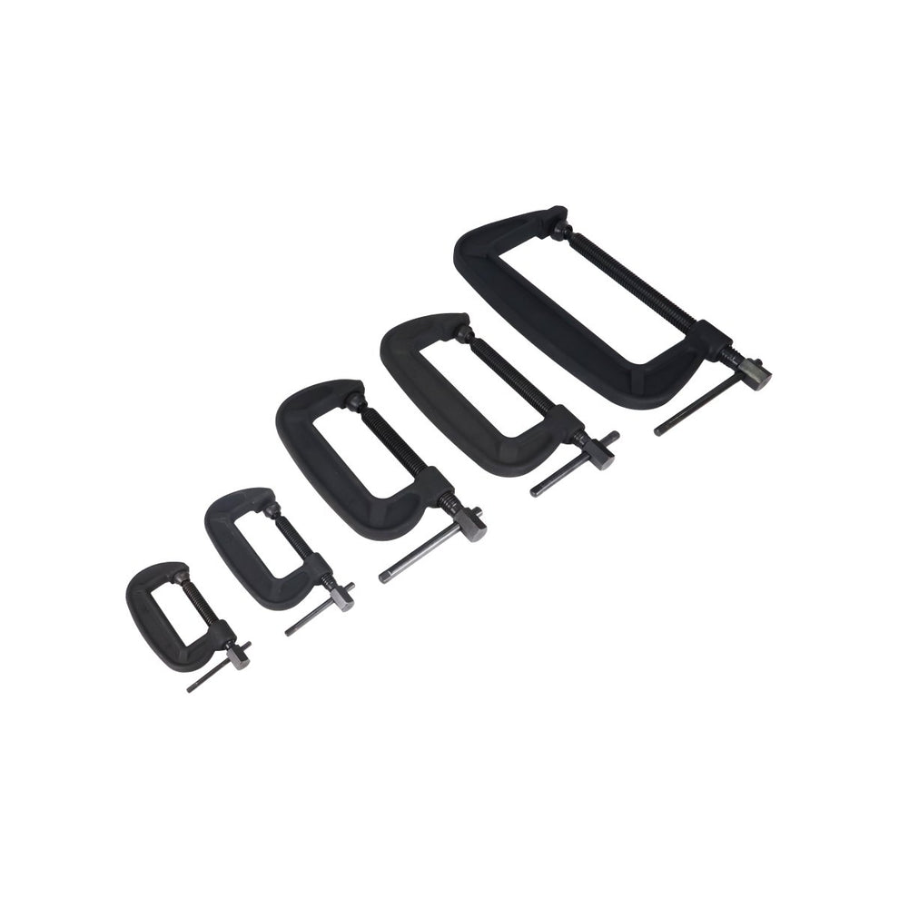 Lycogear Heavy Duty Aluminum C Clamp With 20mm Ball Joint - Tool-Free Tightening