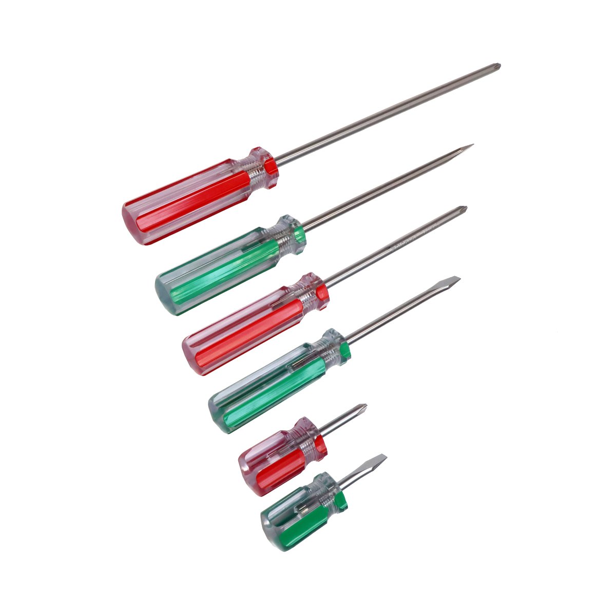 Line Color Philips  Screwdriver Transparent Handle